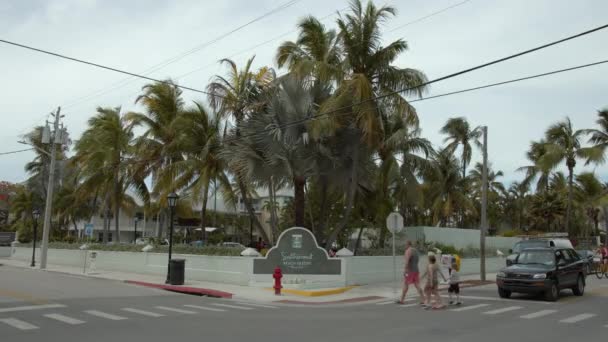 Southernmost Beach Resort Key West Heropend Tijdens Coronavirus Covid Pandemische — Stockvideo