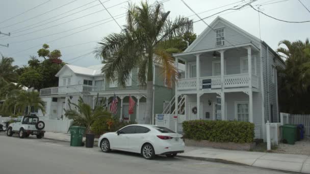 Casas Venda Key West Florida Eua Vídeo — Vídeo de Stock