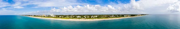 Luchtfoto Panorama Delray Beach Florida Usa Mooie Levendige Zomerkleuren — Stockfoto