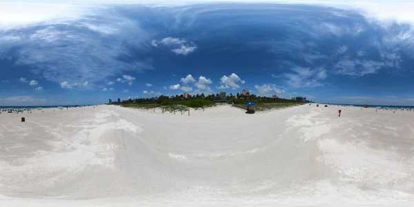 360 Photo Miami Beach Sand Scene Summertime Vibes — 스톡 사진