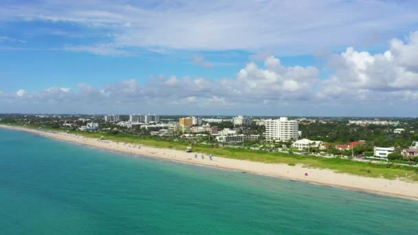 Αεροφωτογραφία Delray Beach Florida Drone Video 2020 — Αρχείο Βίντεο