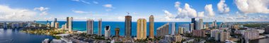 Hava Sunny Adaları Miami Dade Florida Panorama Sahilleri Mimarisi