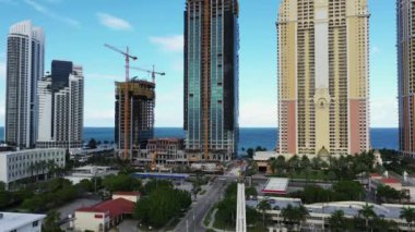 Acqualina 2. aşama inşaat alanı güneşli Isles Beach FL USA