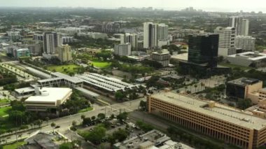 Fort Lauderdale FL şehir merkezindeki tren istasyonu.