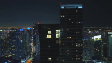 Hava göstergesi Brickell City ışıkları 4K