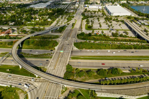 Luftaufnahme Broward Boulevard Und I95 Fort Lauderdale — Stockfoto