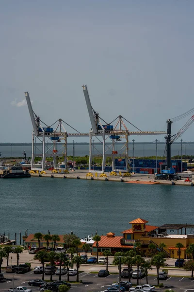 Foto Aérea Port Canaveral Florida — Fotografia de Stock