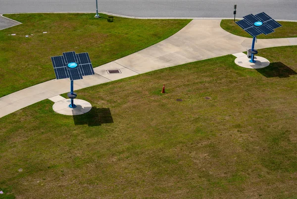 Fpl Solar Power Trees Port Canaveral Florida — Stock Photo, Image