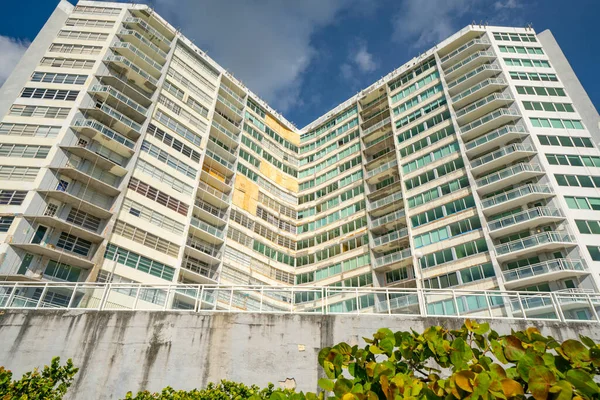 Miami Beach Condominio Proceso Renovación Evaluación Especial —  Fotos de Stock