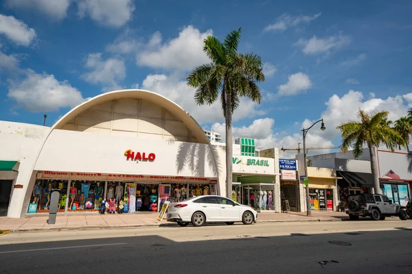 Tiendas Turísticas Miami Beach Collins Avenue — Foto de Stock