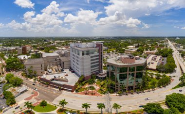Aerial photo Fort Myers Lee County Justice Complex Center clipart