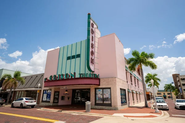 Foto Edison Theater Fort Myers Florida Verenigde Staten — Stockfoto