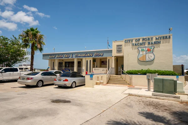 Photo City Fort Myers Yacht Basin Florida Usa — Stock Photo, Image