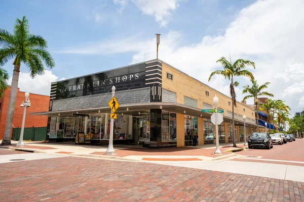 Foto Franklin Shops Downtown Fort Myers Usa — Stok Foto
