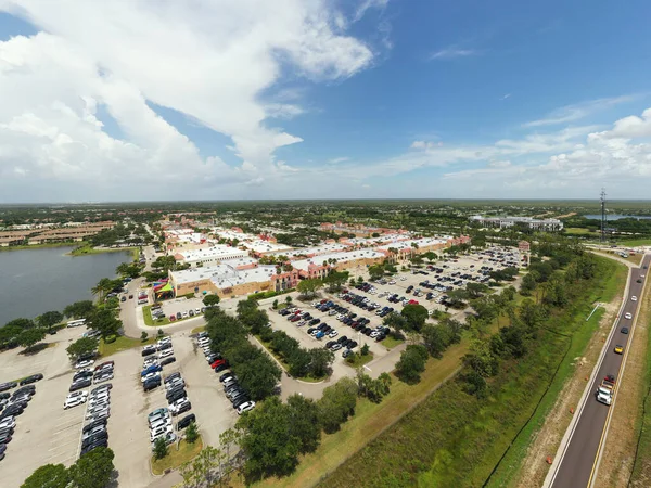 Aerial Photo Miromar Outlets Estero Florida — Stock Photo, Image