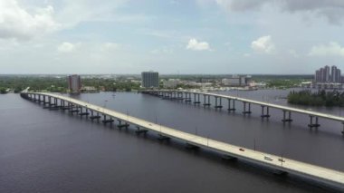 Edison Köprüsü 'nden Fort Myers' a 4k