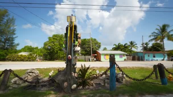 Yucatan Waterfront Bar Grill Matlacha Estados Unidos — Vídeo de stock