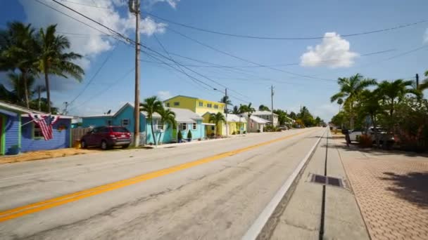 Matlacha Florida Kasabası Abd — Stok video