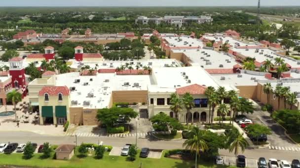 Tiendas Miromar Outlets Florida Estero — Vídeos de Stock