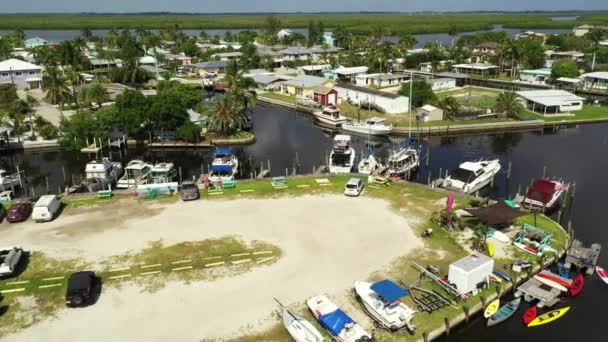 Barcos Para Alugar Matlacha Florida Eua — Vídeo de Stock