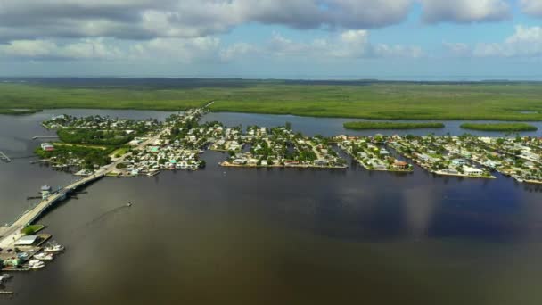 Imagens Drones Matlacha Florida Eua — Vídeo de Stock