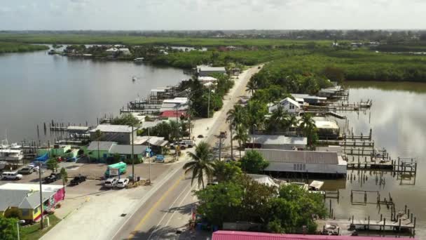 Matlacha Florida Drone Aéreo Filmagens Por Volta 2020 — Vídeo de Stock