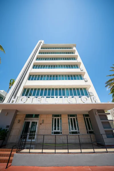 Low Angle Photo Hotel Victor Miami Beach — Stock Photo, Image