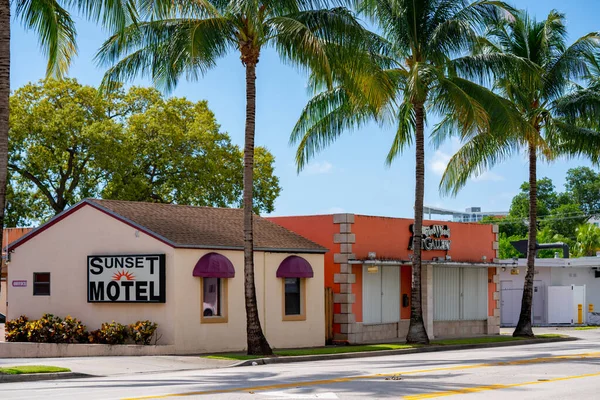 Foto Von Sunset Motel Dania Beach Usa — Stockfoto