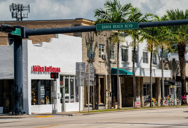 Foto Cidade Histórica Velha Dania Beach Eua — Fotografia de Stock