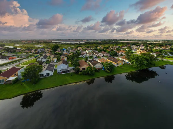 Aerial Drone Photos Miramar Florida Amerikai Egyesült Államok — Stock Fotó