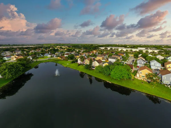 Αεροφωτογραφίες Drone Της Miramar Florida Usa — Φωτογραφία Αρχείου