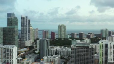 Büyük Amerikan şehri Miami Brickell 4k