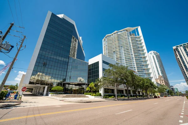 Photo Northern Trust Bank Building Downtown Petersburg Usa — Stock Photo, Image