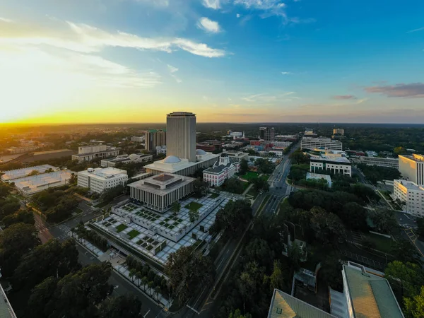 Sonnenuntergang Der Innenstadt Von Tallahassee Florida Usa — Stockfoto