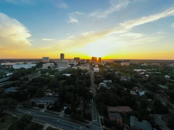 Foto Aérea Downtown Tallahassee Estados Unidos Paisaje — Foto de Stock