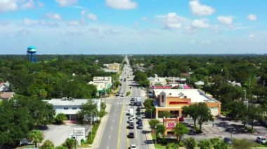 4. Cadde, Kuzey Petersburg Florida, ABD 4k.