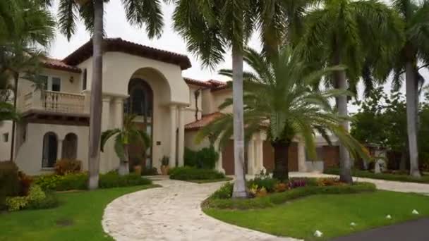Motion Πλάνα Πολυτελείας Κατοικίες Αρχοντικό Στο Fort Lauderdale Ηπα — Αρχείο Βίντεο