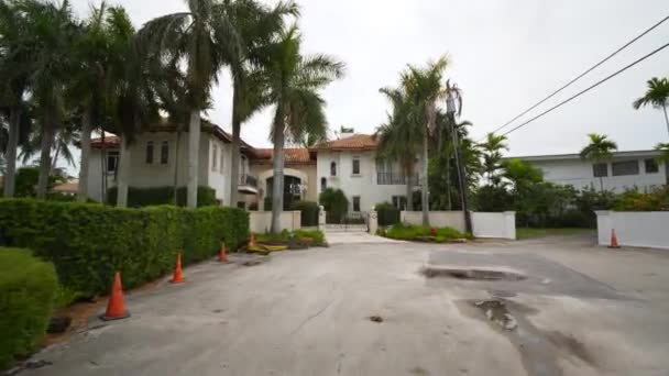 Motion Footage Case Residenziali Lusso Fort Lauderdale Usa — Video Stock