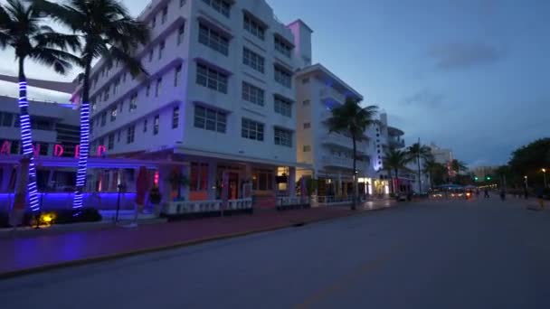 Miami Beach Estados Unidos Septiembre 2020 Miami Beach Tourism Covid — Vídeo de stock