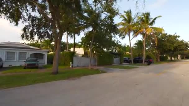 Distrito Residencial Miami Beach Alrededor 44Th Street Alton Road — Vídeos de Stock