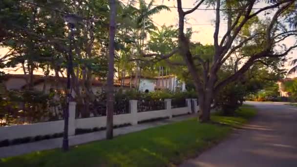 Miami Beach Usa September 2020 Voormalig Huis Van Calvin Klein — Stockvideo