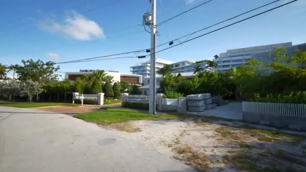 Casas Multimillonarias Miami Beach — Vídeos de Stock