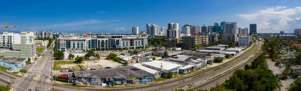 Fort Lauderdale Estados Unidos Septiembre 2020 Panorama Aéreo Fat Village — Foto de Stock