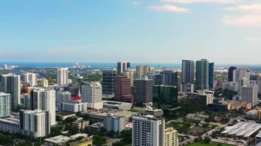 Fortt Lauderdale FL 4k şehir merkezinde çekim yapılıyor.