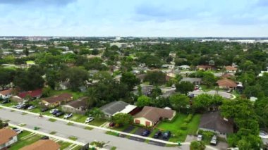 Davie FL USA 4K havaalanı emlak konutları