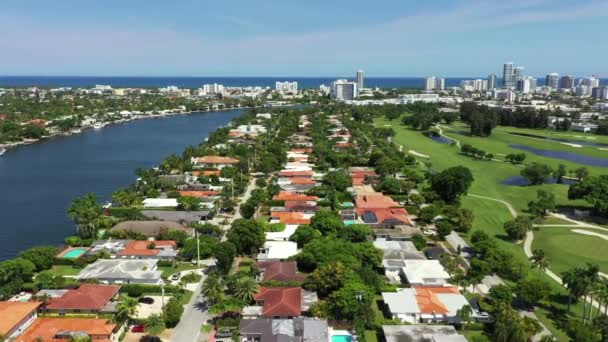 Homes Miami Beach — Stock Video