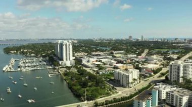 Hava görüntüsü Sunset Adaları Miami Beach FL