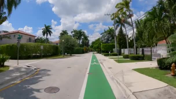 Venetiansk Way Cykel Körfält Rörelse Video Ryttare Pov — Stockvideo