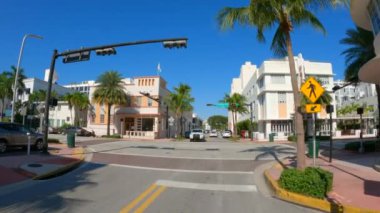 Miami, FL, ABD - 25 Eylül 2020: Gopro kahraman 9 'a Miami Beach FL sokakları