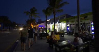 Fort Lauderdale, FL, ABD - 4 Ekim 2020 Fort Lauderdale Plajı FL Ekim 2020